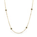 Black Diamond Textile Necklace in 18k Gold