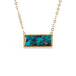Turquoise and gold necklace