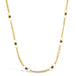 Blue Diamond Whisper Chain Necklace in 18k Gold