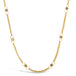 Silver Diamond Whisper Chain Necklace in 18k Gold