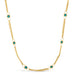 Turquoise Whisper Chain Necklace in 18k Gold