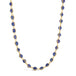 Tanzanite Woven Necklace in 18k Gold