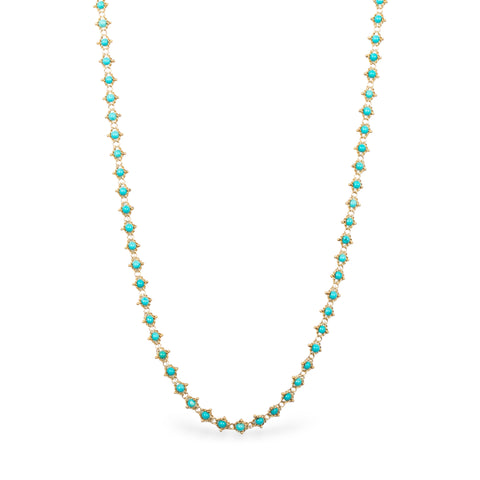 Woven Turquoise Necklace