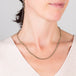 Black Diamond Woven Necklace in 18k Gold
