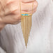 Opalized Wood Gold Tassel Necklace