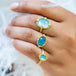 Petite Aquamarine Ring