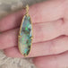 Boulder opal necklace video
