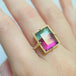 Watermelon Tourmaline Ring