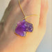 Purple Panther Necklace