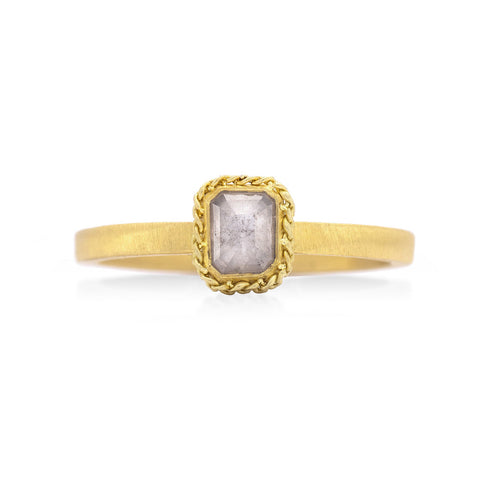 Amali-Glowing Rose Cut Diamond Ring