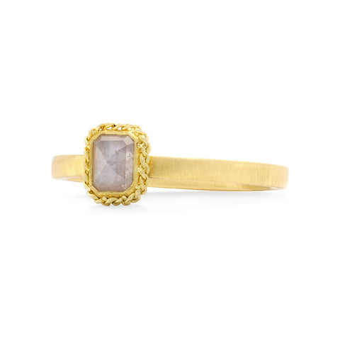 Amali-Glowing Rose Cut Diamond Ring