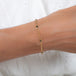 Black Diamond Whisper Chain Bracelet in 18k Gold