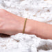 Amali-Textile Row Bracelet in Grey Diamond