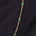 Emerald Whisper Chain Necklace in 18k Gold