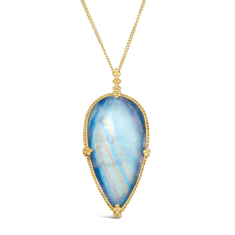 Teardrop Moonstone Necklace