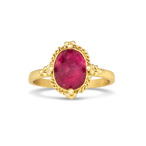 Oval Ruby Ring