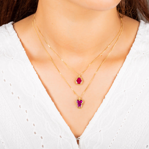 Petite Ruby Necklace