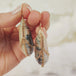Draped Opal and Champagne Diamond Earrings