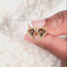 Champagne Diamond Stud Earrings