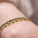 Emerald Row Bracelet in 18k Gold