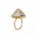 Faceted Mozambique Quartz Ring