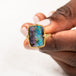 18k Gold Boulder Opal ring