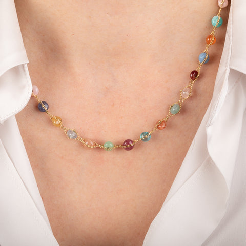 Woven Pastel Necklace