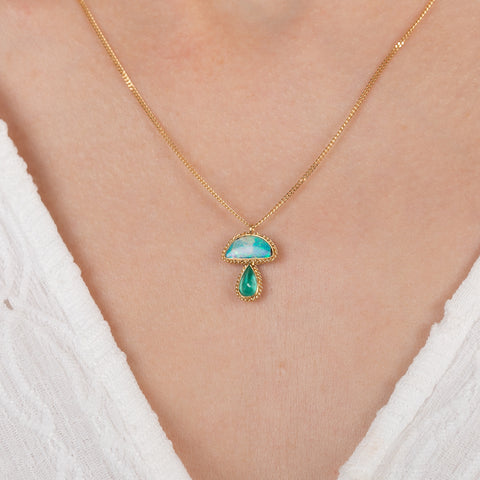 Spirited Mushroom Necklace