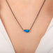 Australian Opal Doublet Oceanic Necklace in Oxidized Silver
