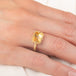 Amber Radiance Citrine Ring