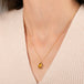 Citrine Teardrop Necklace