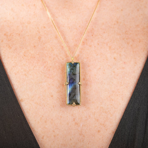 Luminous Labradorite Necklace