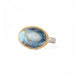 Handmade gold and silver ring with a Moonstone gemstone