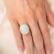 Large Oval Ethiopian Opal Ring