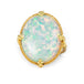 Large Oval Ethiopian Opal Ring