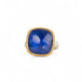 Tanzanite Ring in Sterling Silver and 18k Gold