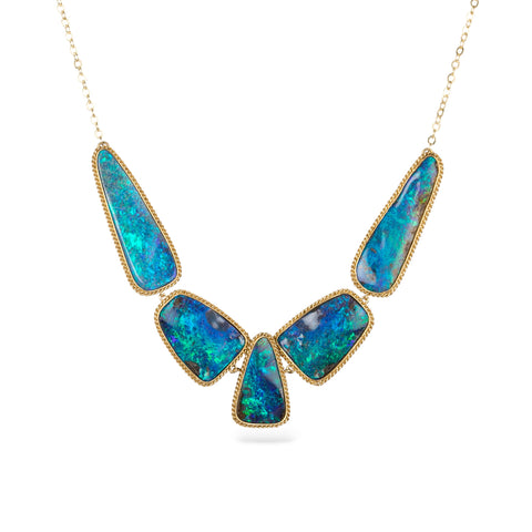Boulder Opal Symmetrical Necklace