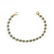 Blue Diamond Textile Bracelet in 18k Gold