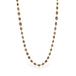 Brown Diamond Woven Necklace in 18k Gold