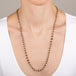 Brown Diamond Woven Necklace in 18k Gold
