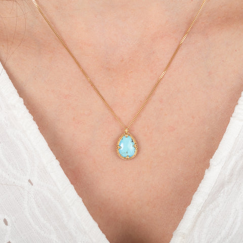 Robin's Egg Blue Turquoise Necklace