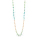 Woven Necklace in Pastel Spring Colors