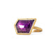 Amethyst ring side view
