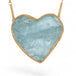 Heart shaped Aquamarine necklace