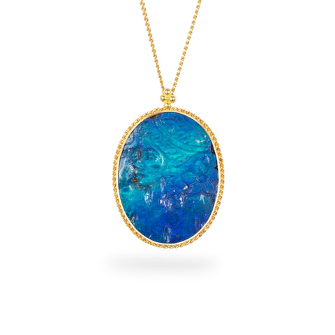 Australian Opal Goddess Necklace