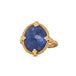 Tanzanite and gold ring