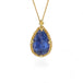 Tanzanite teardrop necklace