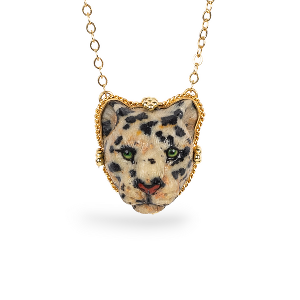  leopard☆様1928JewelryヴィンテージネックレスR24 CarvedLeopardNecklace_600x600_