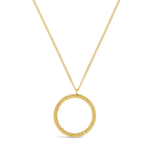Circle Stardust Necklace