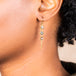 Textile Trio Earrings in Labradorite